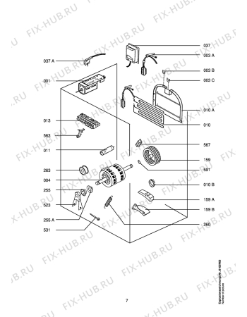 Взрыв-схема стиральной машины Privileg PRIV5210 - Схема узла Electrical equipment